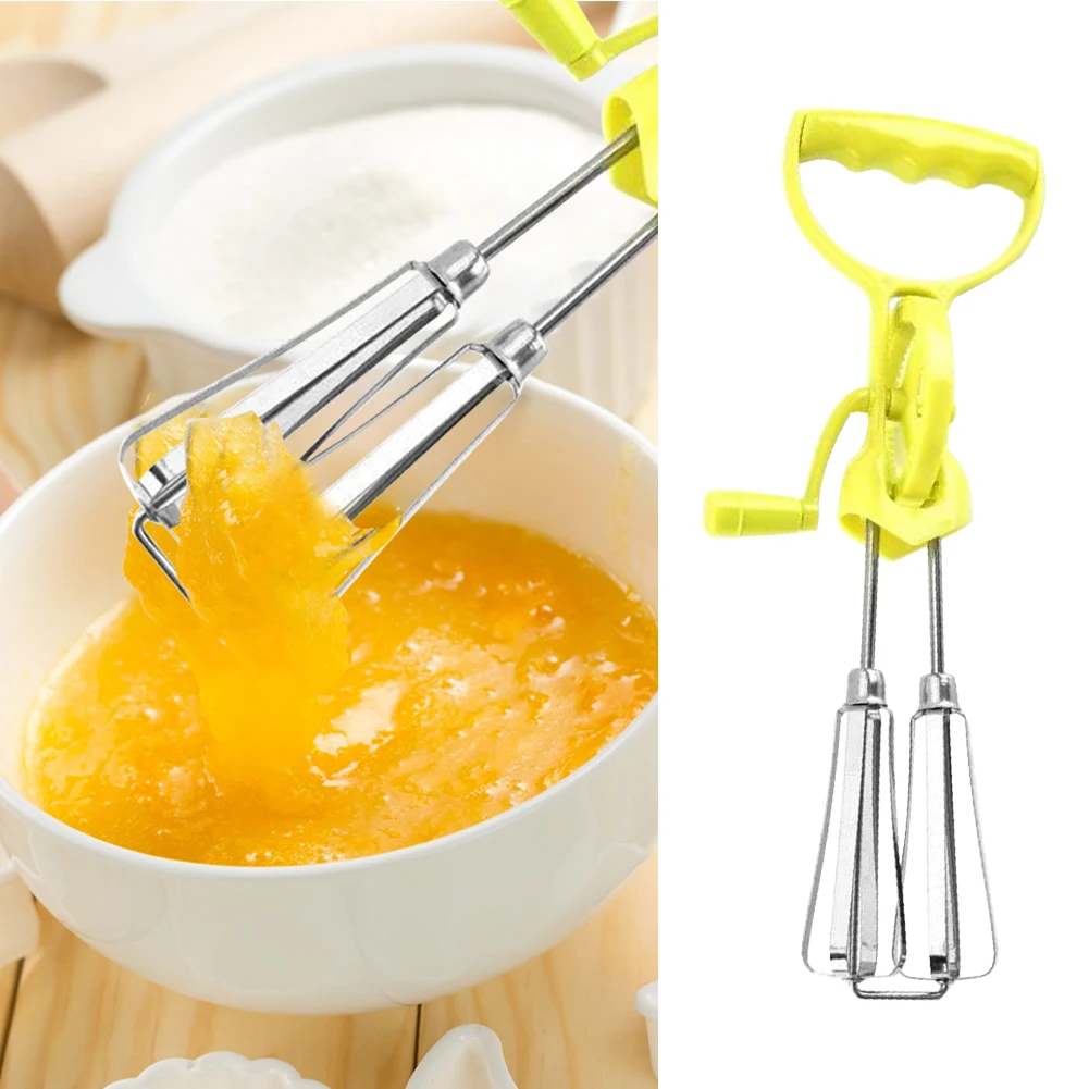 Manual Rotary Egg Beater with Handle Hand Egg Mixer Blender Handheld Whisk envios gratis accesorios de cocina liquidificador