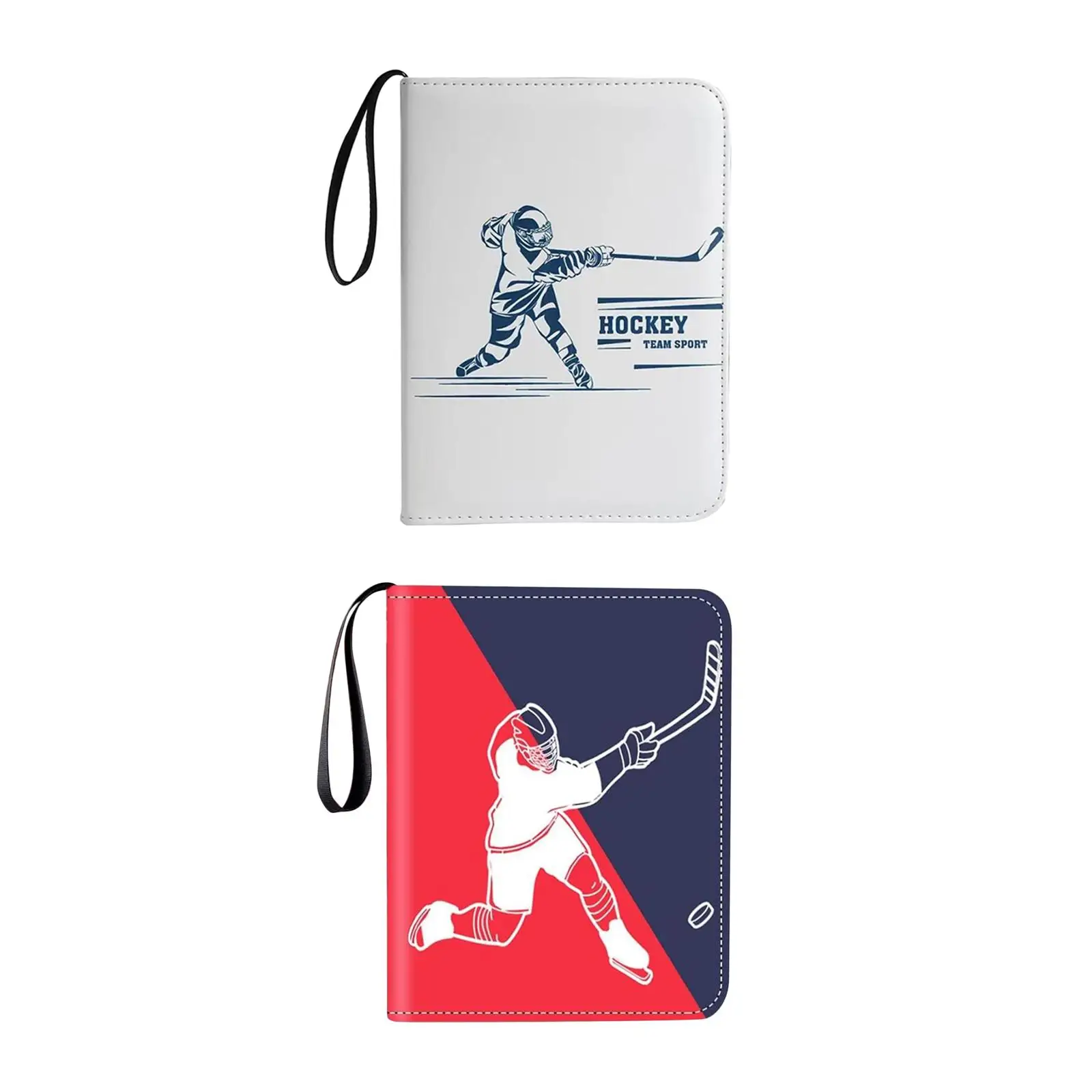 Trading Cards Collector, Collector Storage Album with Zipper, PU Leather Reusable Card Collector Binder for Sport Cards