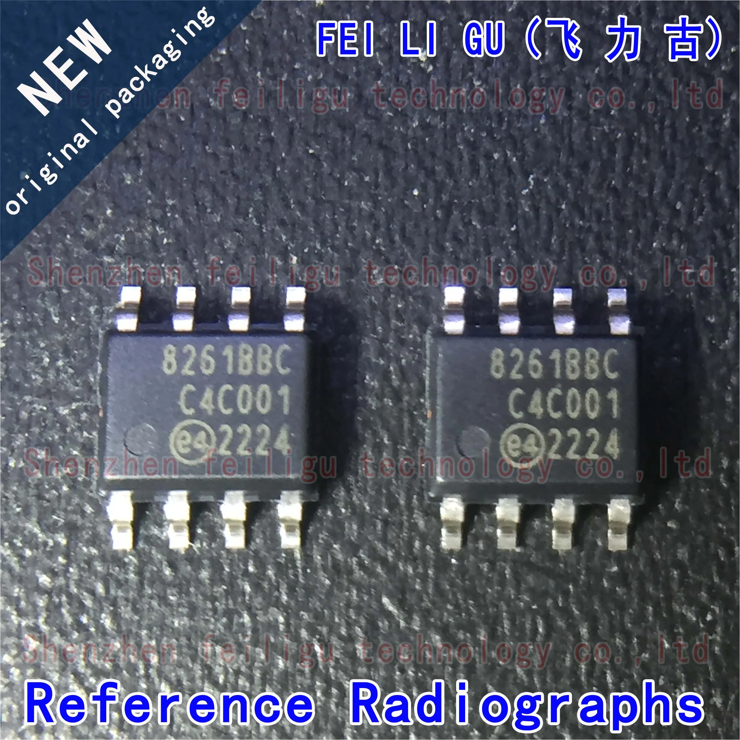 Chip de motorista de portão, pacote SOP8, 4A, novo, original, SI8261BBC-ISR, SI8261BBC-I, SI8261BBC, 1-30pcs