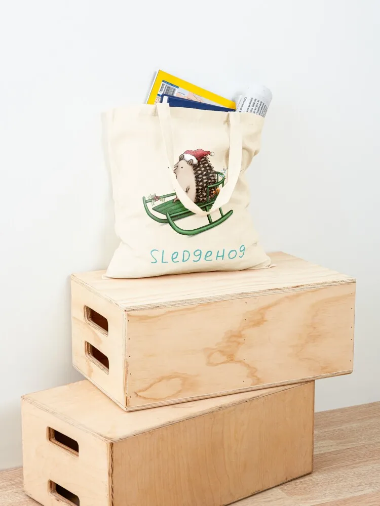 Sledgehog Tote Bag tote bags aesthetic Customizable tote bag Candy bags Canvas bag for women