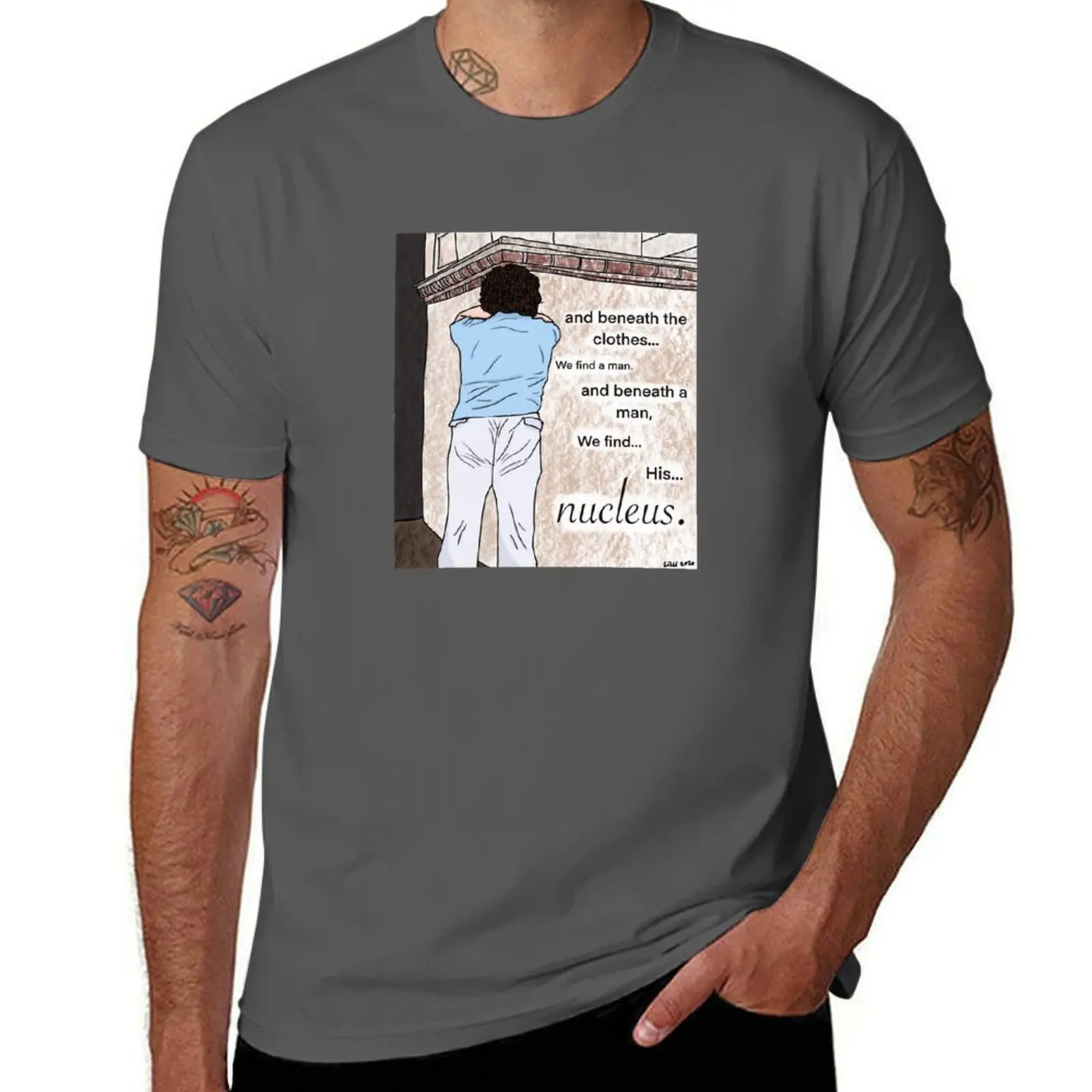 

Nacho Libre Nucleus Recreational Clothes T-Shirt t shirt man plain man t shirt heavy cotton T-Shirt