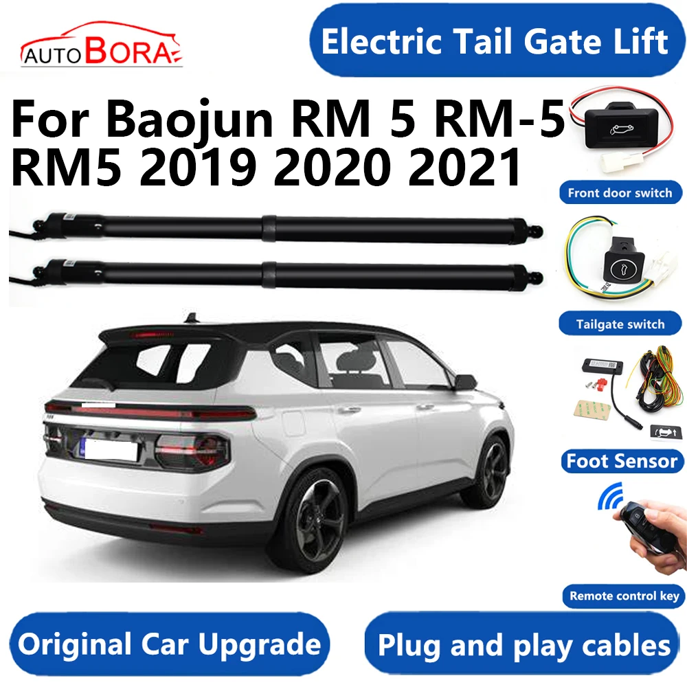 

AutoBora Car Electric Tail Gate Lift System Power Liftgate Kit Auto Automatic Tailgate Opener for Baojun RM 5 RM-5 RM5 2019~2021