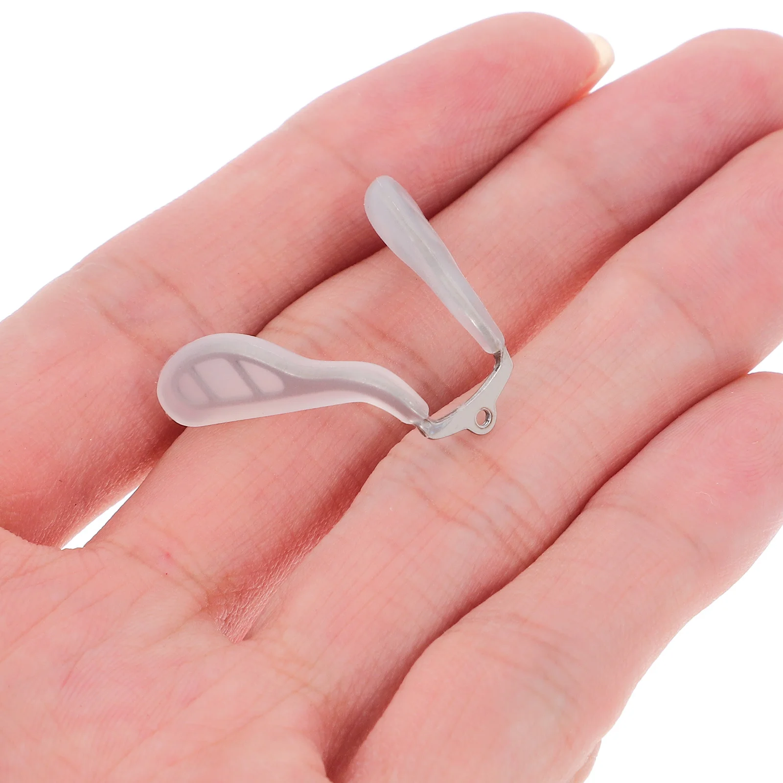 2Pcs Soft Silicone Eyeglass Nose Pads Anti Slip Child Specific Design Secure Saddle Shape Suitable for Various Frames