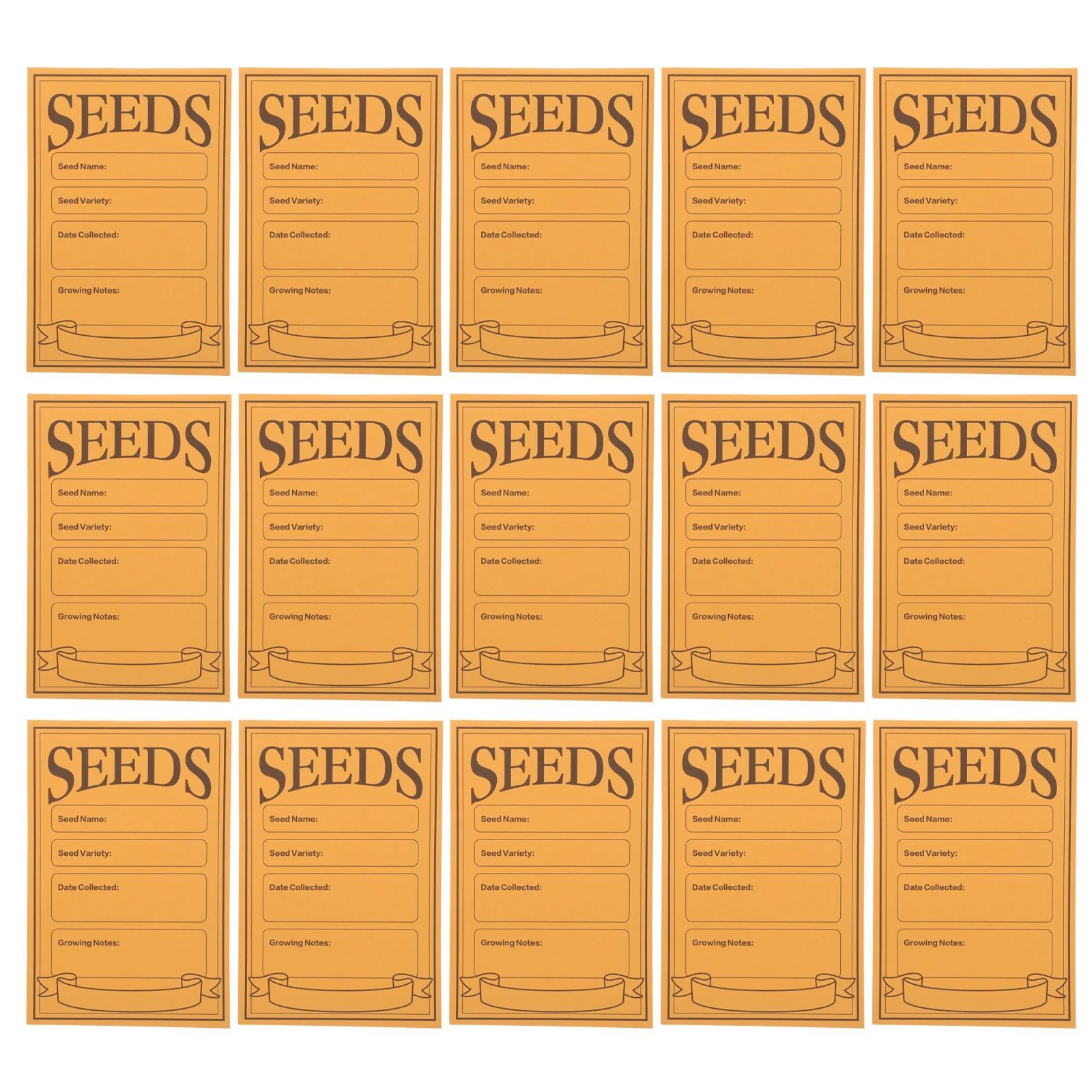 

100 Pcs Seed Paper Bag Envelopes Seal Sticker Key Flower Seeds Money Mini Small Gardening Accessories Storage