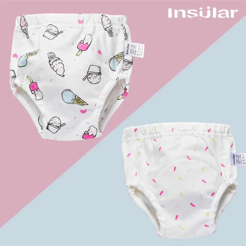 

Insular 6-Layer Muslin Baby Diaper Reusable Training Pants Washable Cloth Nappy Diaper Waterproof Potty Panties Underwear