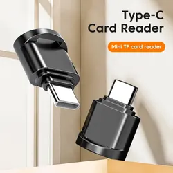 Type C Card Reader USB C To TF Card Memory Reading High-speed Transfer Cardreader Support OTG For PC Laptops Samsung Xiaomi