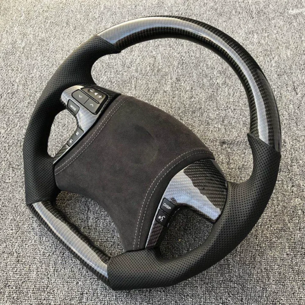 Custom steering wheel for Toyota six generation seven Camry carbon fiber steering wheel Highlanda Hilux vigo mahogany modificati