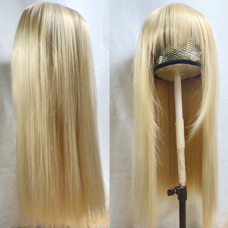 Peluca Beige para niña pequeña, accesorios para el cabello, tupé dorado claro, tocado para adolescentes