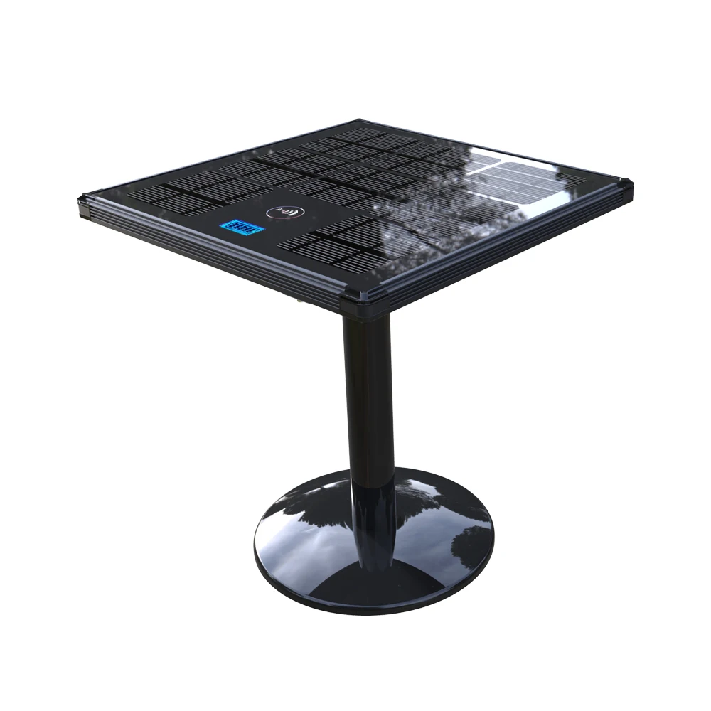 YYHC-Multifunctional USB Wireless Phone Charging Smart Wifi Solar Garden Table