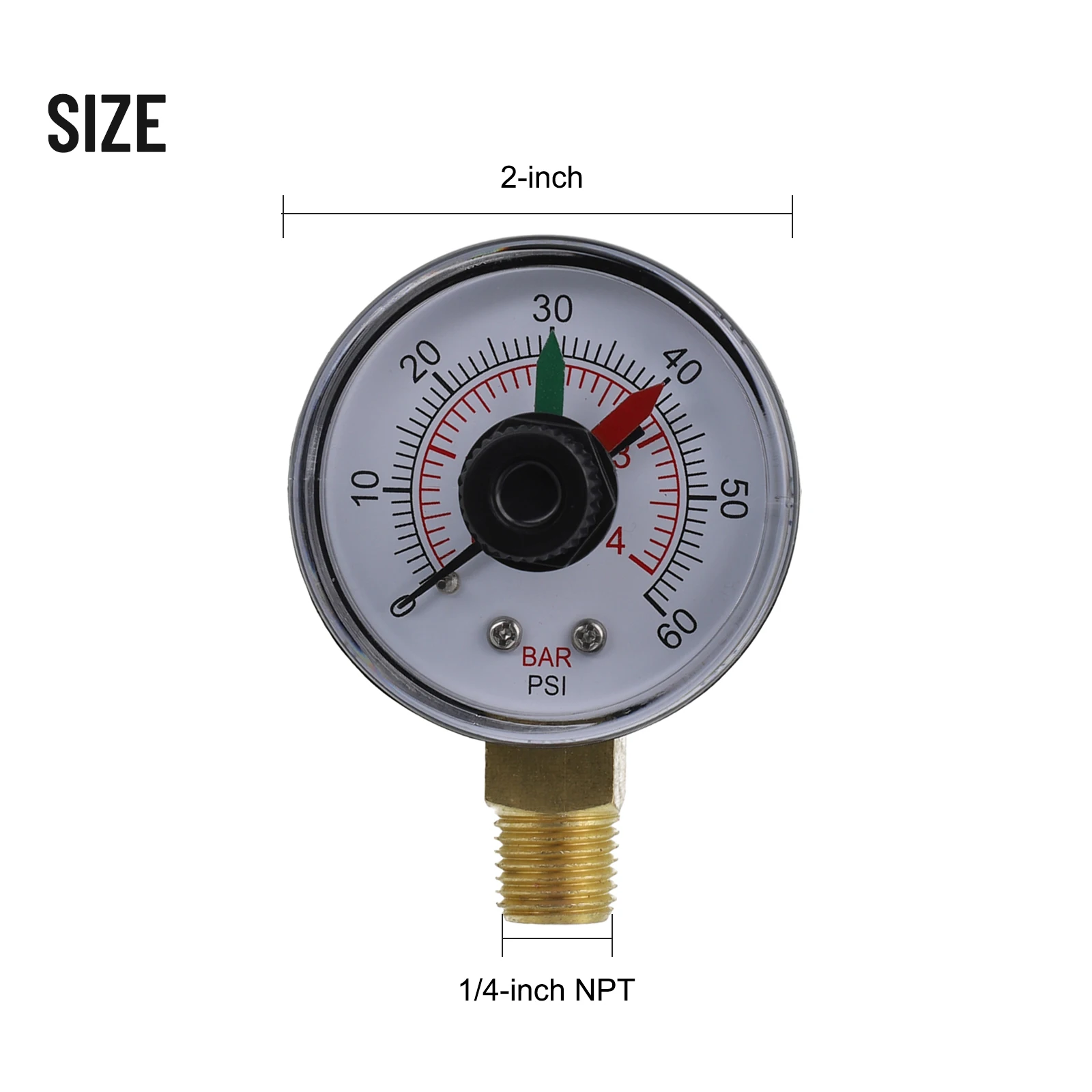 

ECX271261 Pressure Gauge For Pool Filter Sand Filter Replacement Parts Outdoor Swimming Pool Equipment Accessories