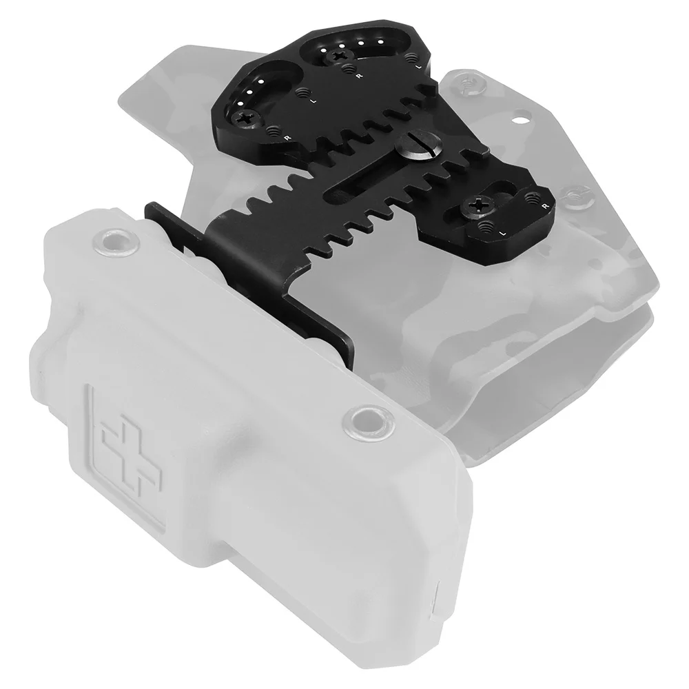 Shooting NCP2 Airsoft Negative Cant Plate Version 2 Handgun Holster Plate Accessory Mount 25° Adjustable Compatible 3 Hole