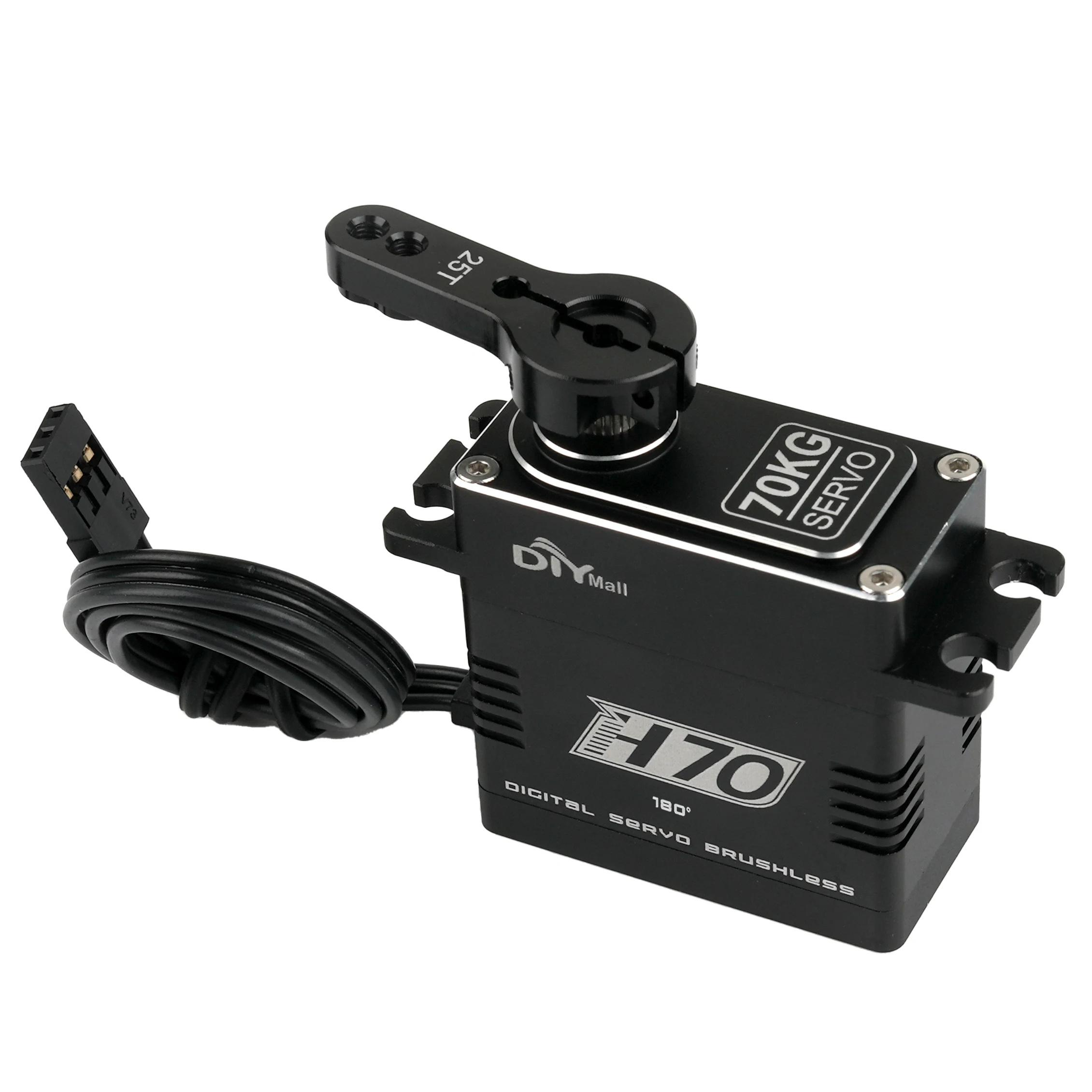 H70 70kg.cm HV Servo sin escobillas 7,4-12V 180 grados IP68 caja de aluminio impermeable para Robot submarino 1/5 oruga