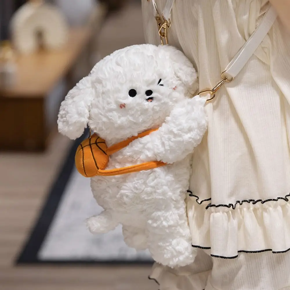 

Cute Pig Plush Panda Backpack Fur Soft Animals Raccoon Bag Dog Kawaii Capybara Crossbody Bag Students