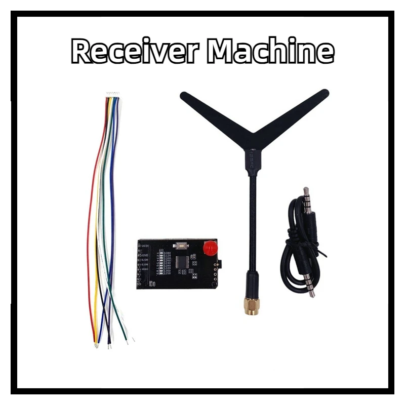 Émetteur-récepteur de transmission d'image VRX, 1.2G, 1.3GHz, VTX, 1.6W, FPV, lunettes vidéo, technologie de réception, mauvaise communication, accessoires de importateur