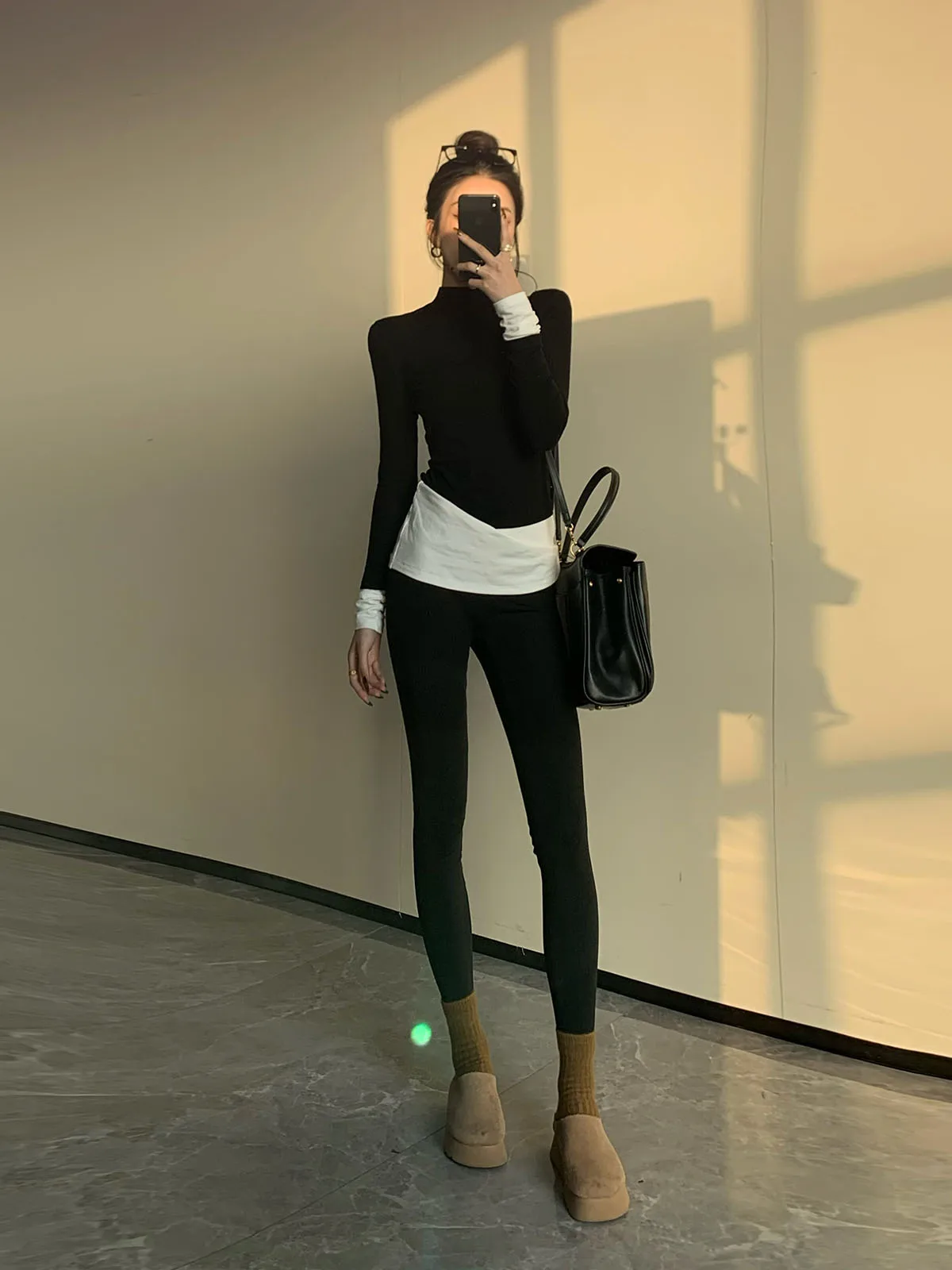 

Женские брюки с высокой талией на флисовой подкладке, облегающие, эластичные, осенне-зимние, новые, базовый слой, повседневные, из полиэфирного волокна