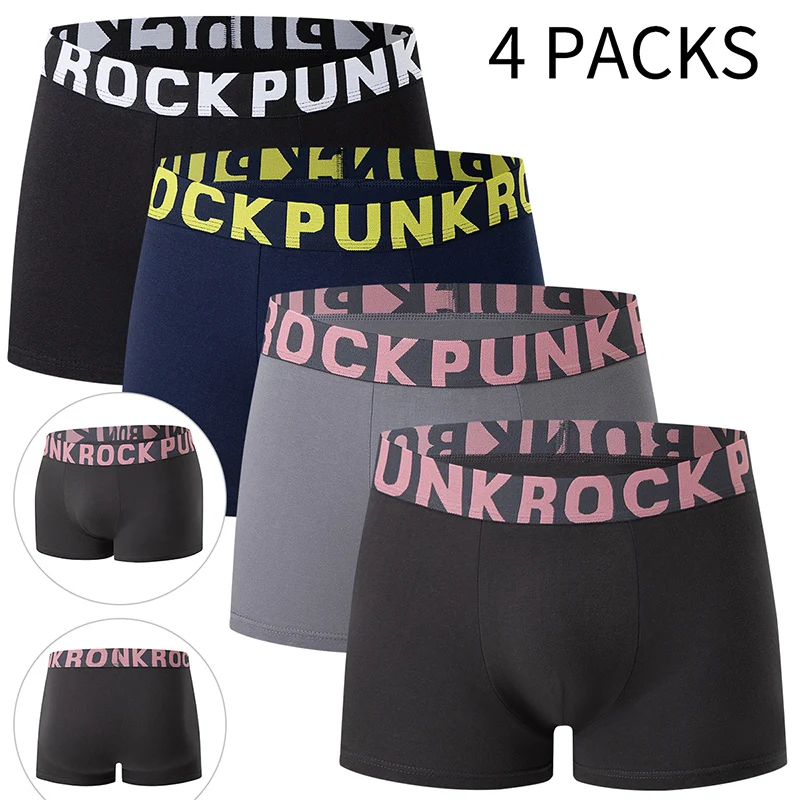 

Набор из 4 предметов: мужские сезонные модные и универсальные шорты-боксеры из 95% хлопка, удобное нижнее белье, повседневные пляжные шорты