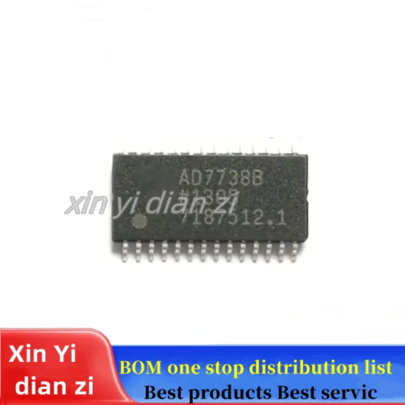 1pcs/lot AD7738BRUZ AD773 SOP Digital to analog converter ic chips in stock