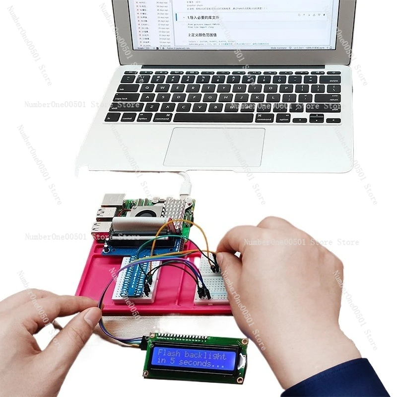 Raspberry Pi 5 Project Kit with Vision Sensor and Modules for Robotics AI Learning