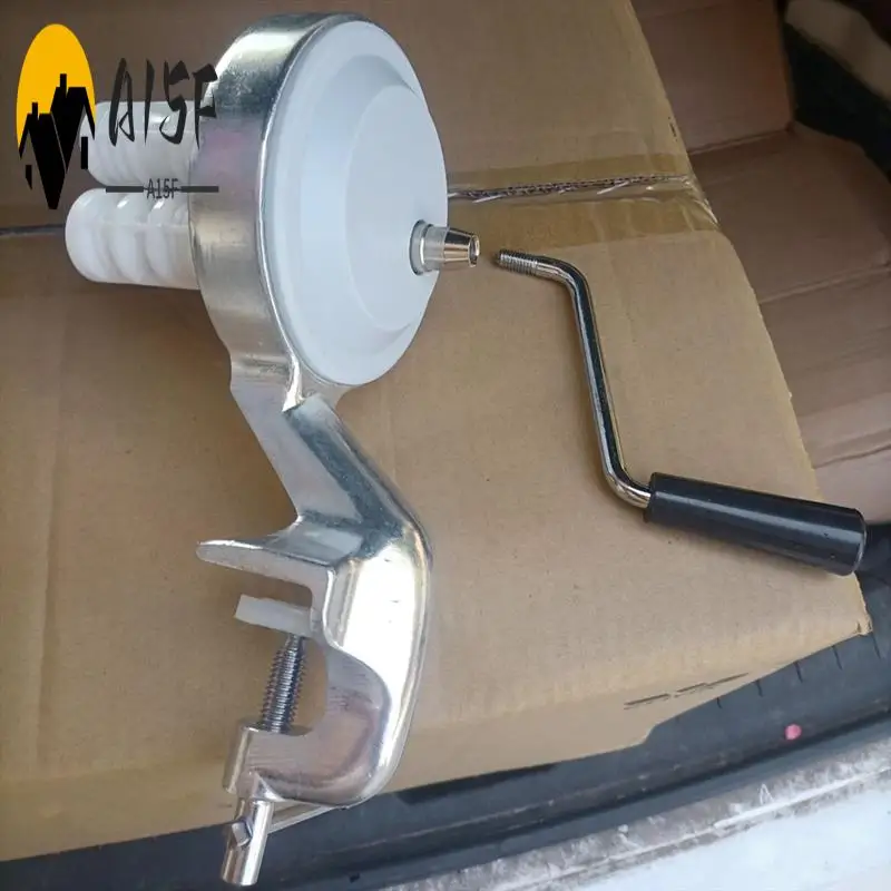 

A15F-Manual Macaroni Maker Stainless Steel Hand Cranking Noodles Pressing Machine Kitchen Supply