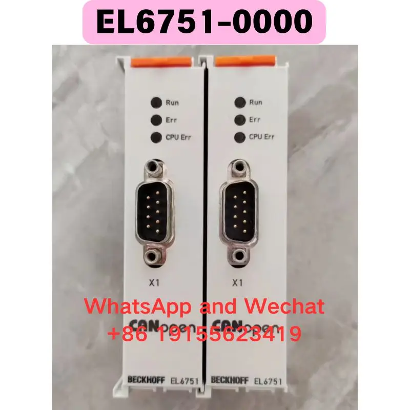 Used EL6751-0000 module Functional test OK Quick delivery