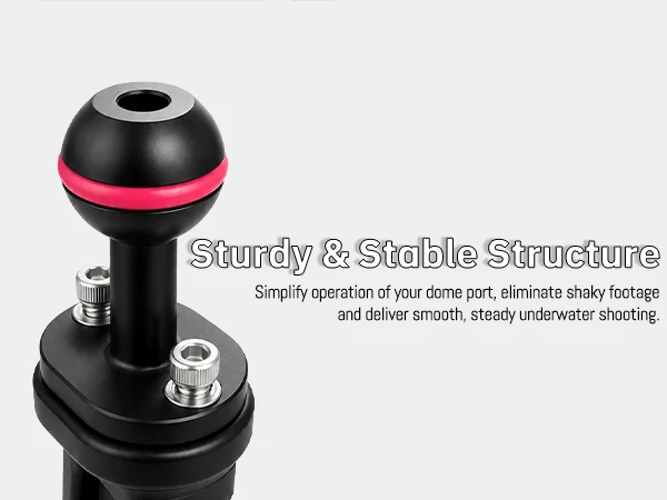 Nitescuba Dual-Griff-Halterung Unterwasser-Kamerahalterung für DIVEVOLK SeaTouch 4 Max & Universelle Tauchkameragehäuse – Detail 5