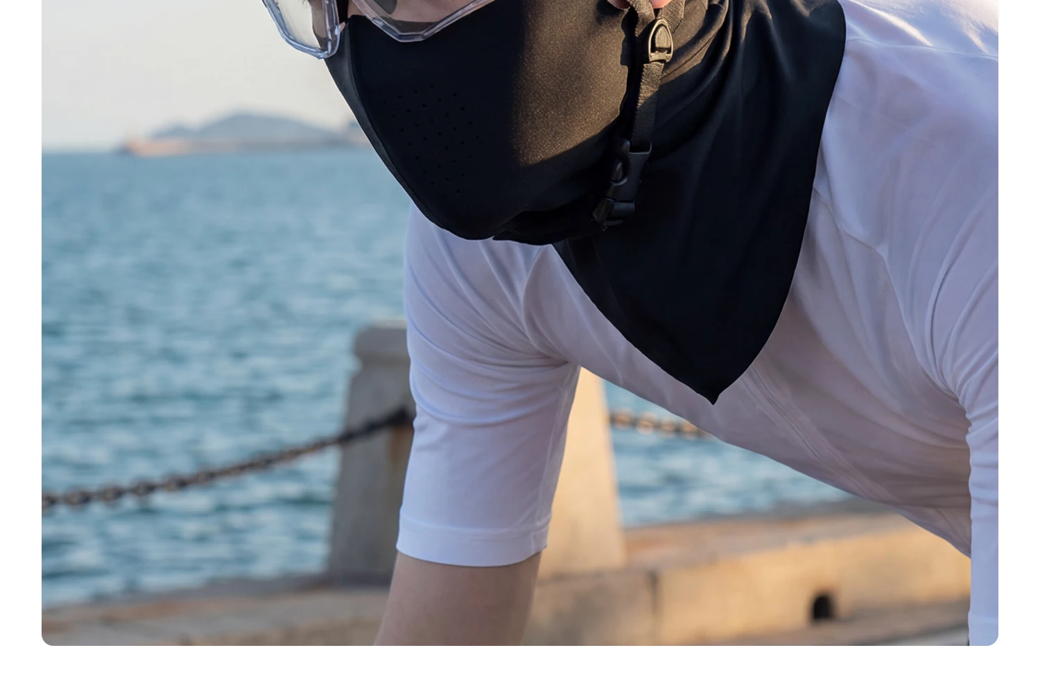 Secure fit cycling mask