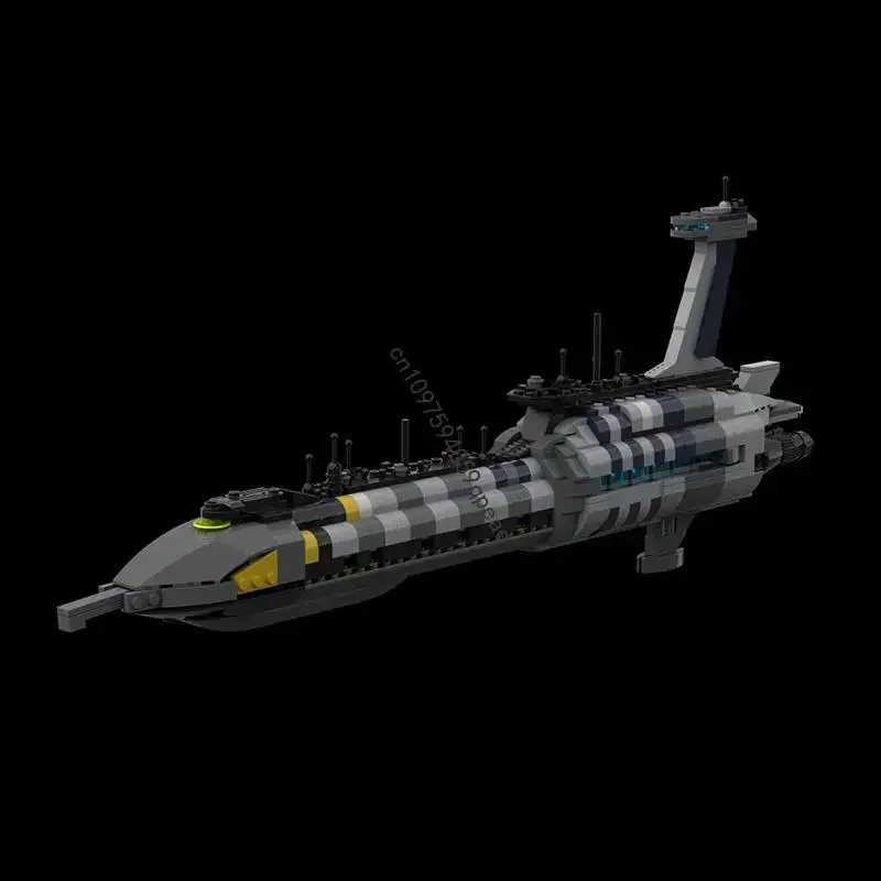 

New 640Pcs Famous Star Battle Movie Moc Invisible Hand Spaceship Model Diy Creative Ideas Kids Toys Birthday Gift Custom Puzzles