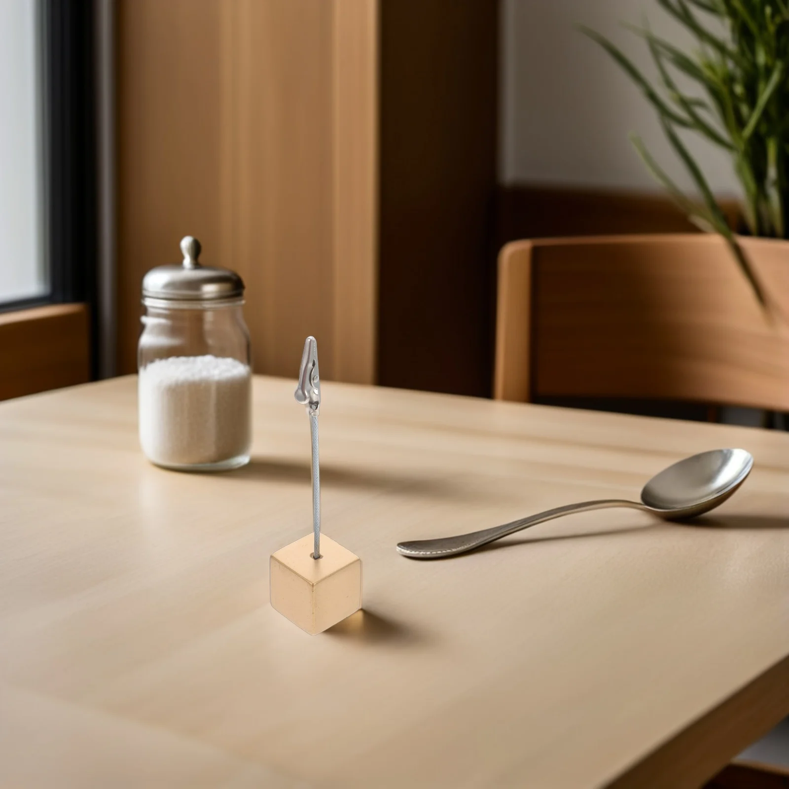 

10Pcs Resin Cube Photo Clips Holder Alligator Memo Clip Stand Note Holder Card Display Office Desk Memo Clips Cube Photo Stand