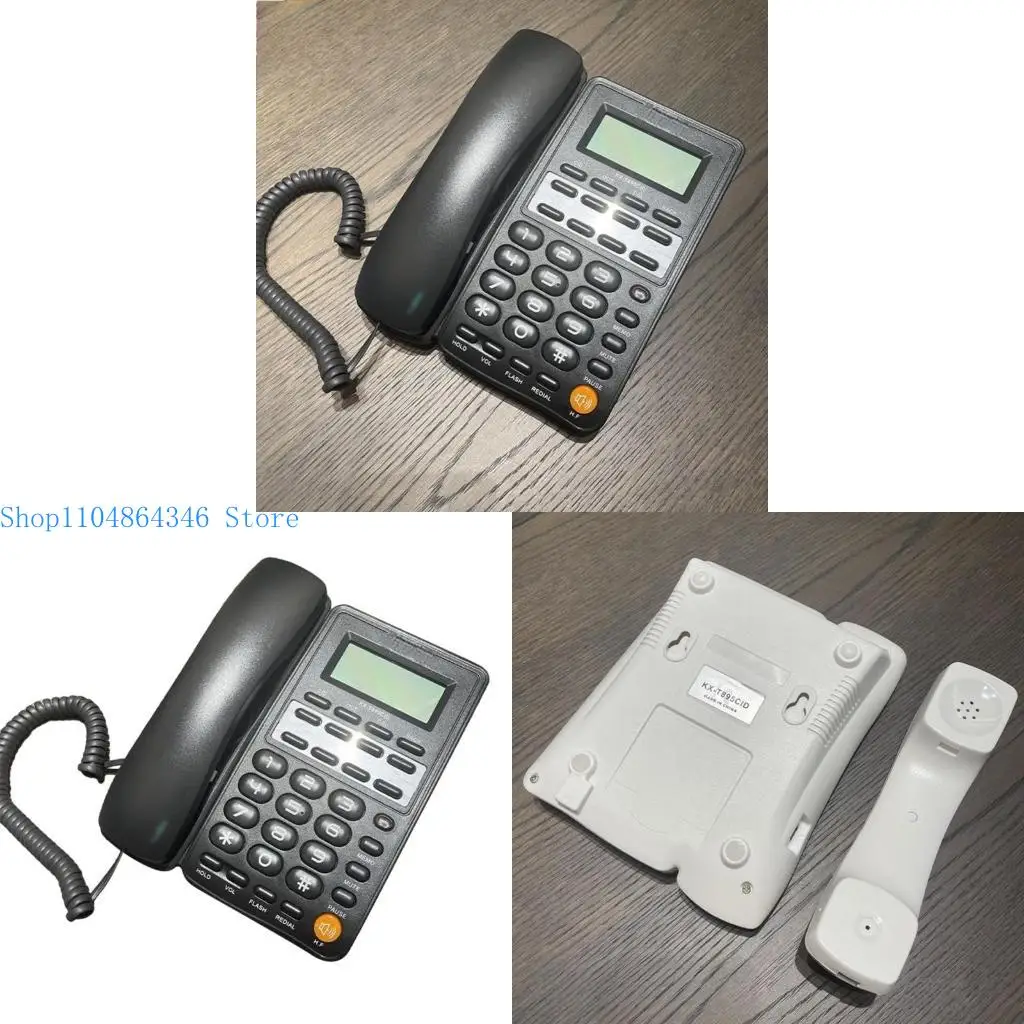5asd Corded Telephone Desk Landline Phone Desktop House Phone Seniors Caller