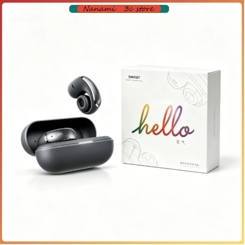 SIMGOT Yuanqi OnClip ONE Clip-On Bluetooth Headphones Open-Style Wireless Bluetooth 6.0 Non-In-Ear Headphones