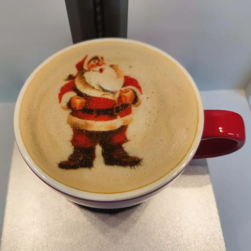 STLF JW للطابعة النافثة للحبر الفنية القهوة الأوتوماتيكية 600 ديسيبل متوحد الخواص لكاتيه بيتزا كعكة الغذاء الصف الحبر صورة شخصية الاستخدام التجاري فندق/قهوة #3