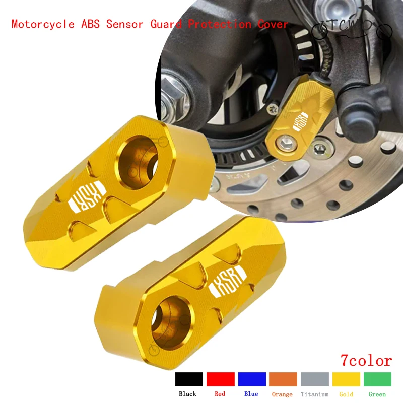 Motorcycle CNC Rear Wheel ABS Sensor Guard Protection Cover For YAMAHA XSR700 XSR 700 XSR900 XSR 900 XSR125 155 Accessories
