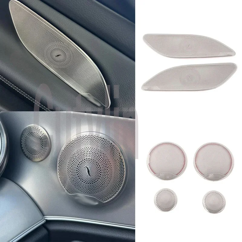 

For Mercedes Benz E Class Coupe C238 W238 2017 2018-2021 2022 Front Rear Door Audio Speaker Cover Trim Car Inner Car Styling