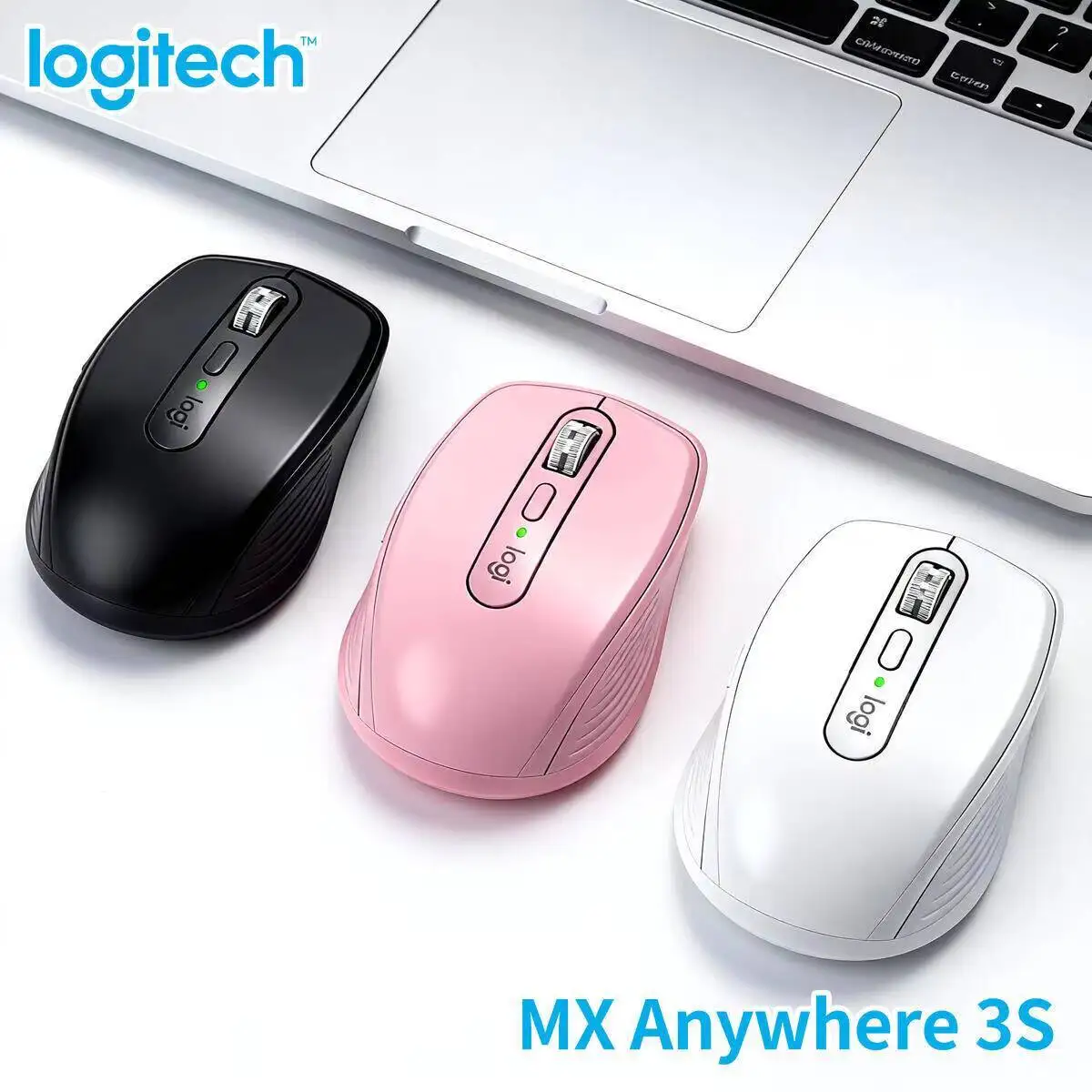 

Logitech Master Series MX Anywhere 3S Bluetooth Беспроводная бесшумная мышь Мягкий звук Офисный женский планшет
