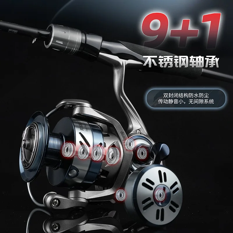 Fishing Line Wheel Fishing Line Wheel Sea Pole Wheel Far Casting Anti-collision All-metal Spinning