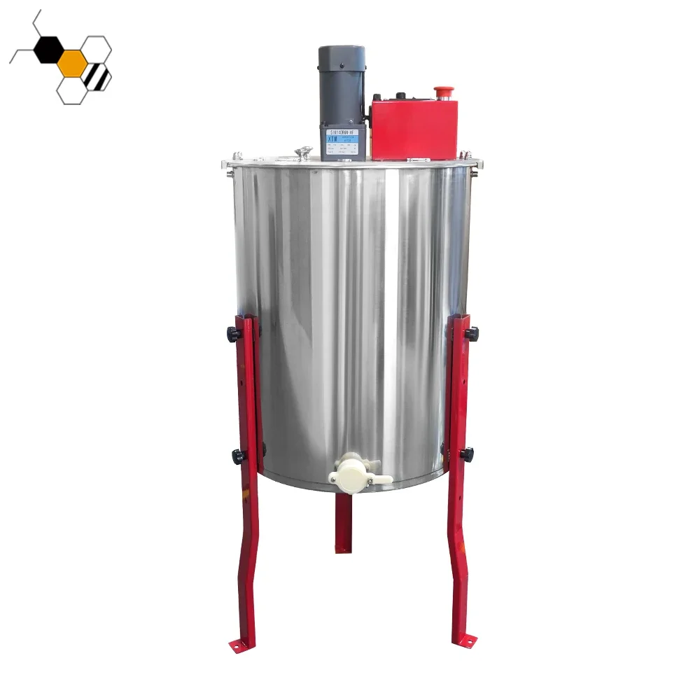 Honey Centrifuge Electric Motor 4 Frame Honey Extractor