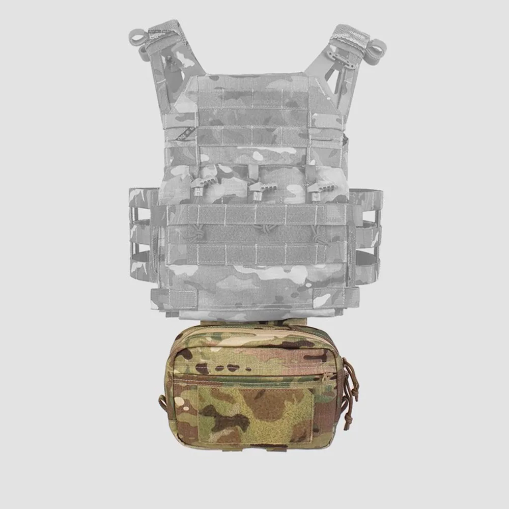 TACTICAL Vest JPC-R Series GP Drop Pouch(8X5inch) Tactical Chest Hanging Sub-bag Abdominal Dump Pouch Fanny Pack,Waist Bag RS06