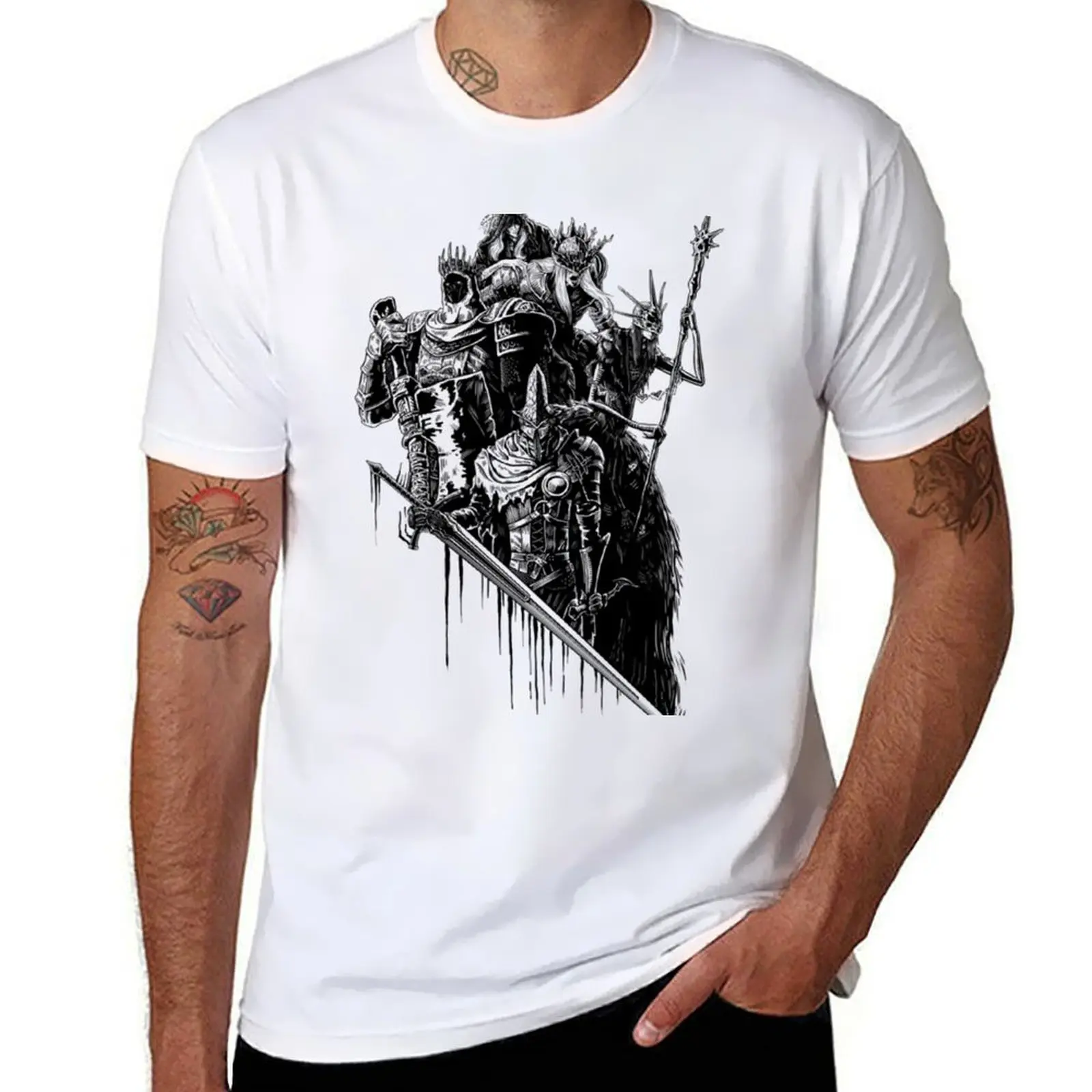 

Big Sun Dark Gwyndolin Dark of - Logan Hat T-Shirt Vintage Style Printed Top