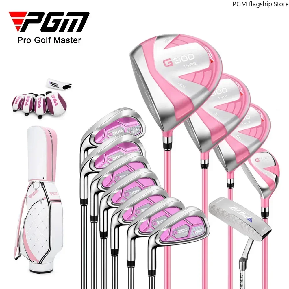 PGM Golf Carbon Club Women\'s Left Glove Club Titanium Alloy 1-wood Complete Set of 12 Pieces LTG025