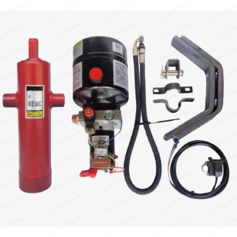 Electric fuel vehicle modification hydraulic dump tipping bucket electronically controlled lifting 12V60V72V48V