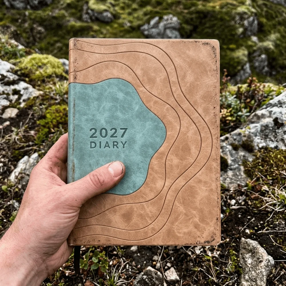 Practical Thick Pages 2027 Schedule Planner Monthly Planner Portable Thick Pages Notebook Ruled Pages Daily Planner Home Office
