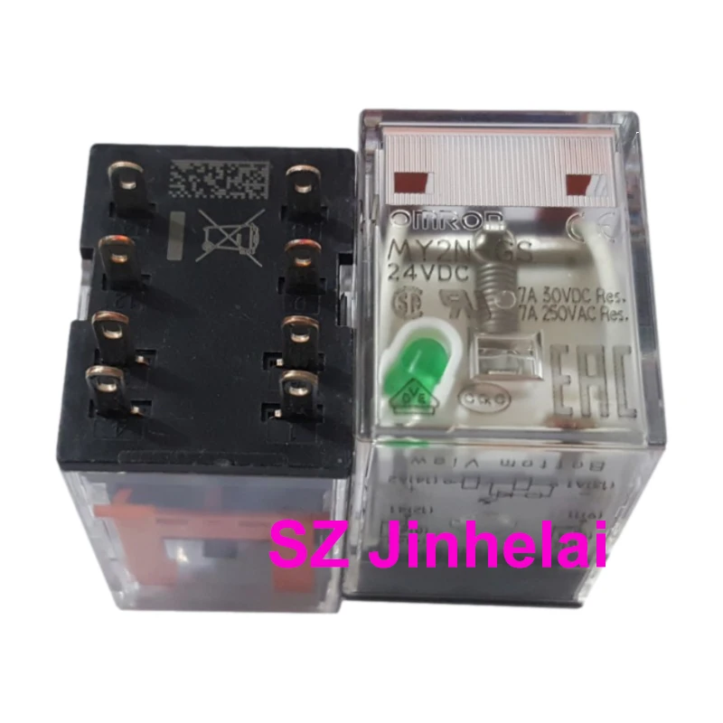 10pcs Authentic Original Omron Intermediate Relay MY2N-GS 24VDC 48VDC 220/240VAC Min Power Relays 2NO 2NC 8pin