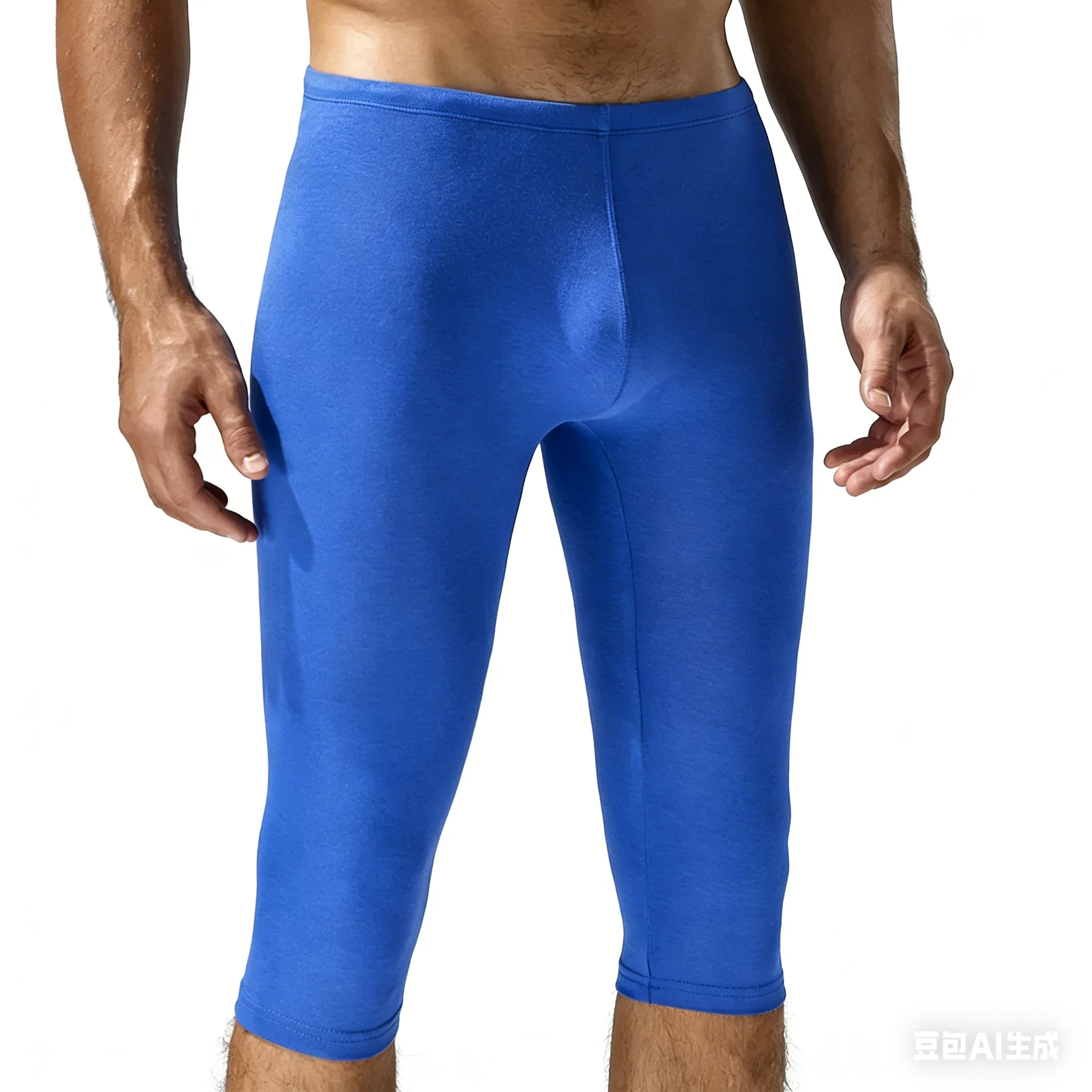 

Мужские многофункциональные обтягивающие леггинсы до колен для фитнеса, тренировок, бега, занятий в спортзале, компрессионные спортивные шорты