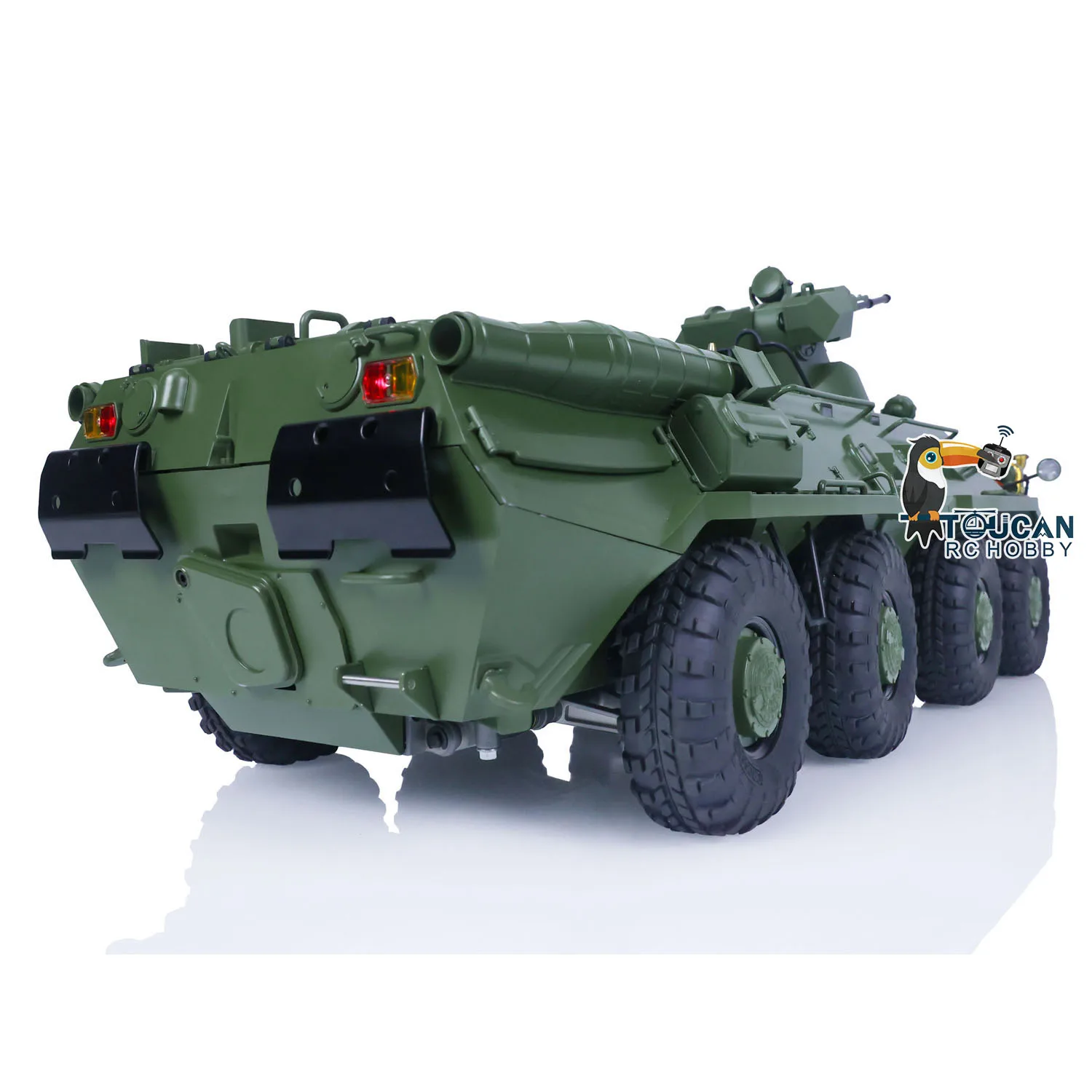 8X8 CROSSRC 1/12 RC Armored Transport Vehicle BT8 Float in Water RTR Radio Control Military Car Model Light Sound THZH1589