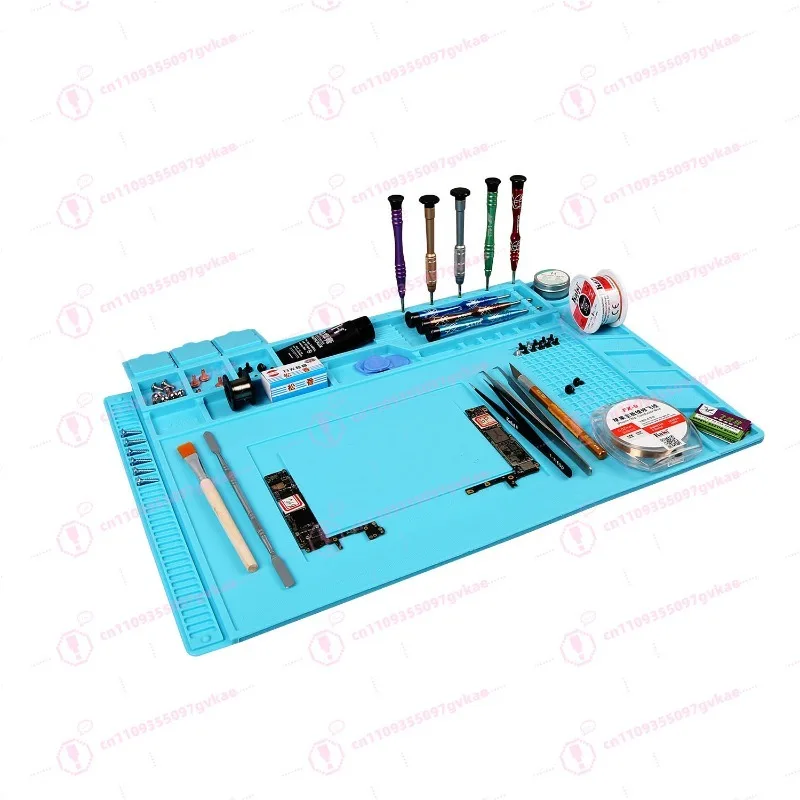 Magnetic Insulated Silicone Work Pad for BGA Welding Repair Station