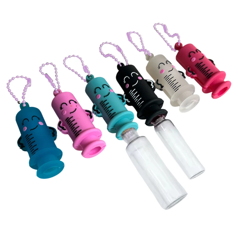 ✰✪1PC Ampoule Bottle Opener Keychain Syringe-Shaped Cutter Nurse Doctor Ampoule Bottle Opener Aid Medication Vial Breaker Tool