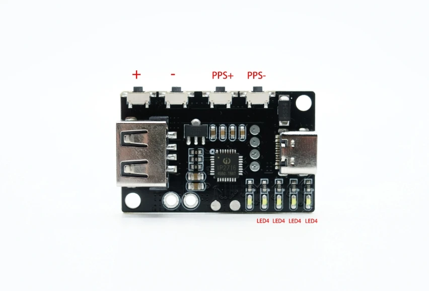 Nvarcher PD3.1 USB 28V แรงดันไฟฟ้าล่อ papan ujian ริ้วรอยกับโหลด
