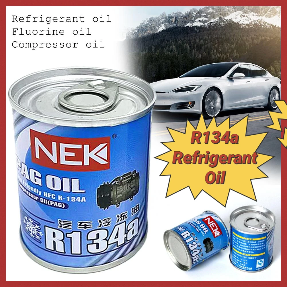 70ml Car R134a Refrigerant Oil Compressor Automotive A/c Ac Air Conditioning System Refrigerant Oil Car Truck Bus accessories