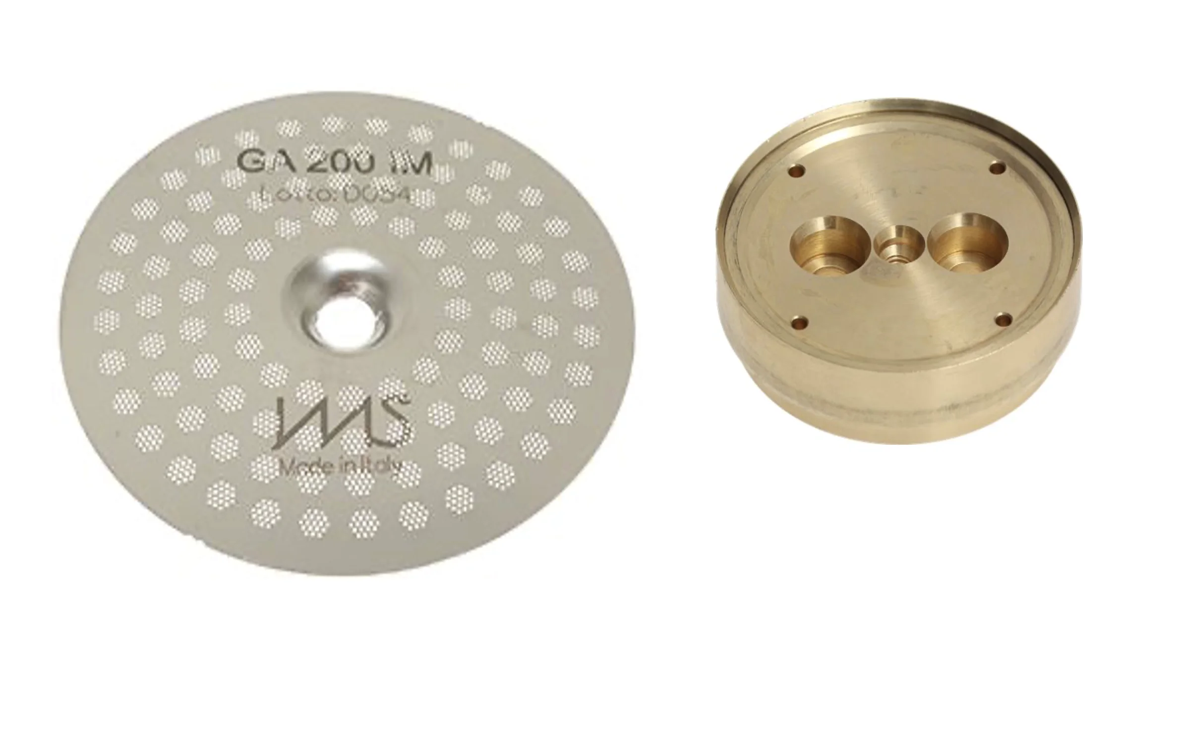 Gaggia set - Messing douchehouder en IMS precisiescherm, 55 mm, MOD, Kit WGA16G1002