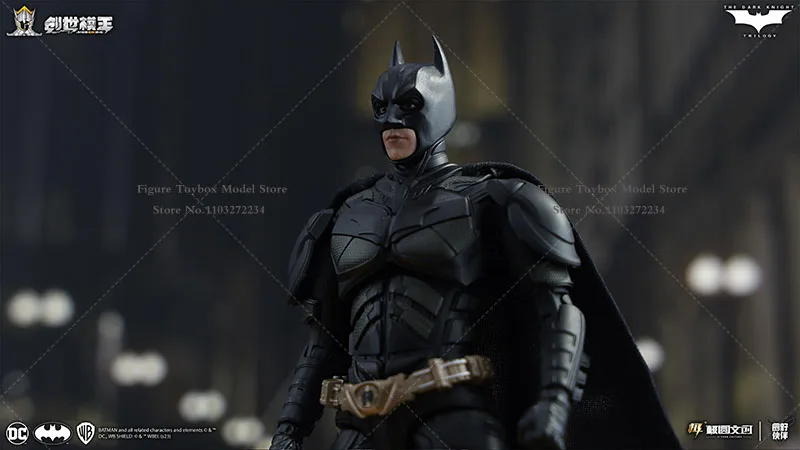 Original DC ตุ๊กตา DIY Assembly รุ่น 1/12 Batman Collectible Action Figure Dark Knight 6 "ชุดแฟนงานอดิเรกของเล่น